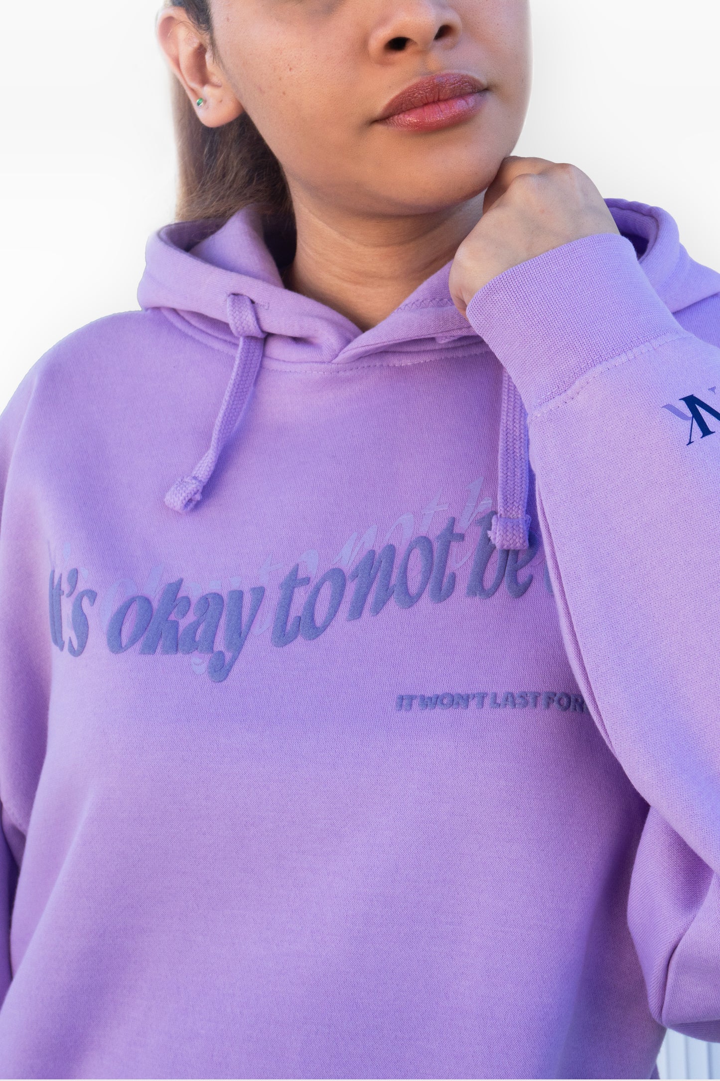 "It's okay" Purple Hoodie - LIMITED EDITION