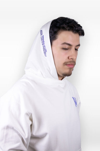 "Metamorphosis" White Hoodie